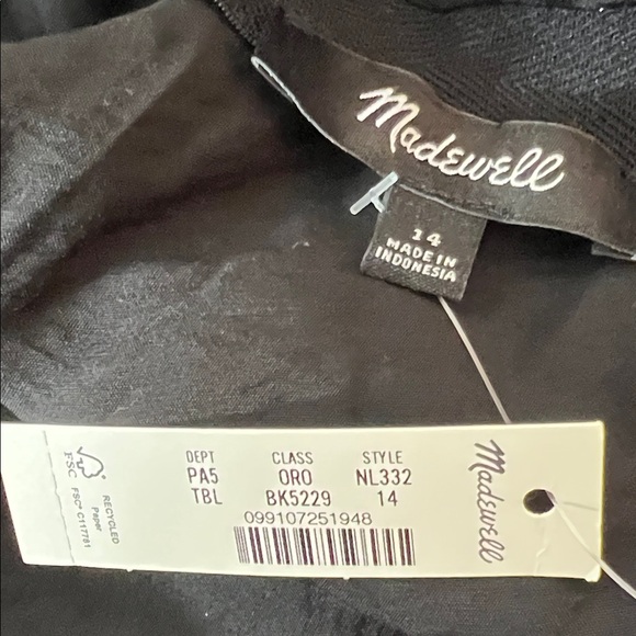 Madewell The Layton Midi Slip Skirt Size 14 NWT - Picture 6 of 6